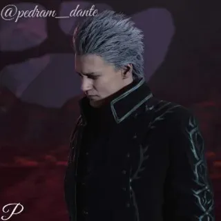 🗡 Vergil Devil May Cry video game, anime, character, sword, demon, devil may cry telegram sticker