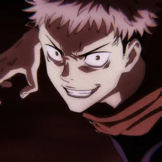 ✨ Yuji Itadori Jujutsu Kaisen Anime, Manga, Jujutsu Kaisen, Yuji Itadori, Shonen, Fantasía Oscura telegram sticker