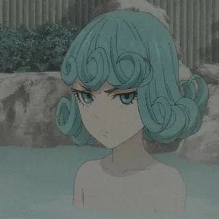 📎 Tatsumaki One-Punch Man Tatsumaki, One-Punch Man, anime, psíquica, chica, seria, linda telegram sticker