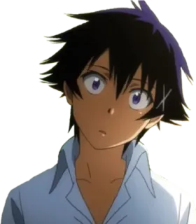 🙁 Anime, Manga, Cartoon, Charakter, Junge, Illustration whatsapp sticker