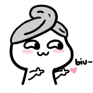 💈 Dibujo animado, Personaje, Dedo, Gesto ofensivo whatsapp sticker
