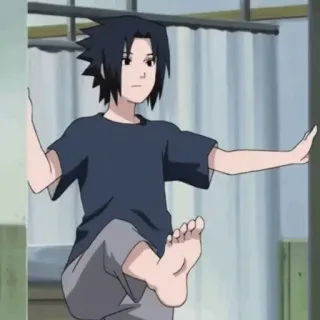 💙 Sasuke Naruto Anime, Sasuke, Naruto, Nhân vật, Phim hoạt hình telegram sticker