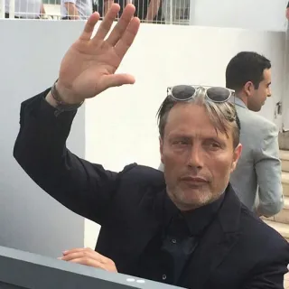 🖐 Mads Mikkelsen 俳優, 有名人, 男性 telegram sticker