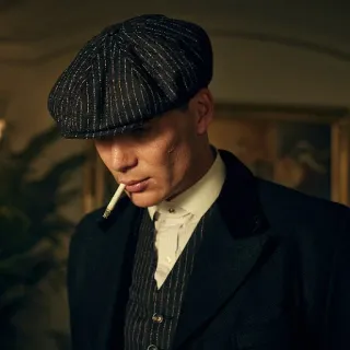 🚬 Thomas Shelby Peaky Blinders Peaky Blinders, Thomas Shelby, Cillian Murphy, Gangster, Hút thuốc, Những năm 1920 telegram sticker