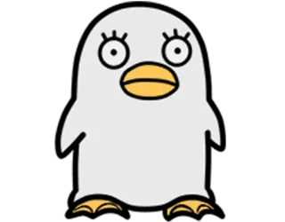 😐 Dessin animé, Oiseau, Animal, Mignon, Personnage telegram sticker