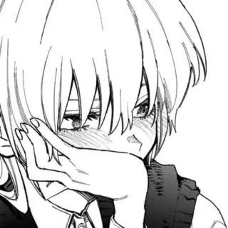 😚 Anime, Manga, Personnage, Illustration, Dessin, Portrait whatsapp sticker