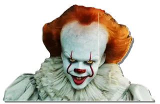 🤡 Pennywise It Клоун, Ужасы, Фильм, Пеннивайз, Стивен Кинг, Оно telegram sticker