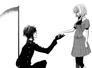 ♥️ Anime, Manga, Pareja, Romance, Parca, Amor telegram sticker