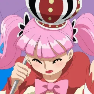 🐰 Mansherry One Piece anime, One Piece, Mansherry, principessa, fata, carino, cartone animato whatsapp sticker