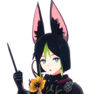 👈 Tighnari Genshin Impact Anime, Video game, Genshin Impact, Tighnari, Personagem telegram sticker
