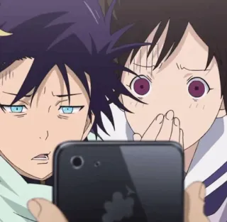 💈 Yato Noragami Anime, Noragami, Yato, Manga, Verrast, Grappig whatsapp sticker