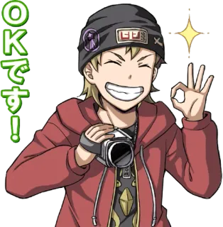 👌 OKです！ Anime, Ok, Geste, Japonais, Joyeux, Dessin animé telegram sticker