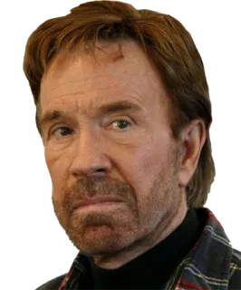 😐 Chuck Norris actor, martial arts, walker texas ranger, celebrity telegram sticker