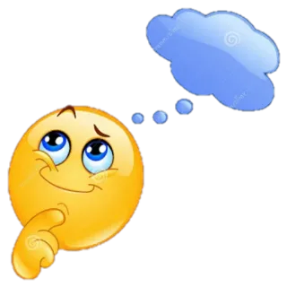 💭 Emoji, Pensando, Pregunta, Reflexionando, Confundido telegram sticker