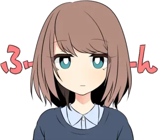moody girl telegram stickers