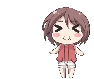 🎈 Anime, Chibi, Niedlich, Mädchen, Cartoon telegram sticker