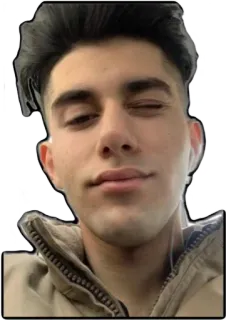 😉 человек, мужчина, портрет, селфи, мужчина, лицо whatsapp sticker