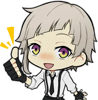 Bungo Stray Dogs Mayoi Inu Kaikitan :: @line_stickers telegram stickers