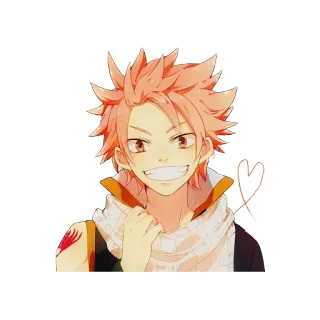 ❤ Natsu Dragneel Fairy Tail Anime, Mangá, Fairy Tail, Natsu Dragneel, Mago, Adesivo, Personagem whatsapp sticker