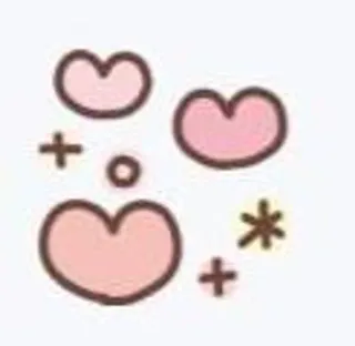 ➰ heart, cute, sparkle, kawaii, pink, love telegram sticker