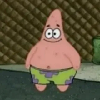 ✨ Patrick Star SpongeBob SquarePants 만화, 뚱이, 스폰지밥, 캐릭터, 애니메이션 telegram sticker