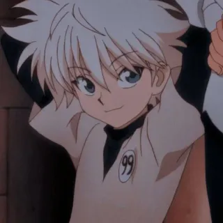 ✨ Killua Zoldyck Hunter x Hunter アニメ, 少年, 白髪, キルア, キルア＝ゾルディック, ハンターハンター telegram sticker