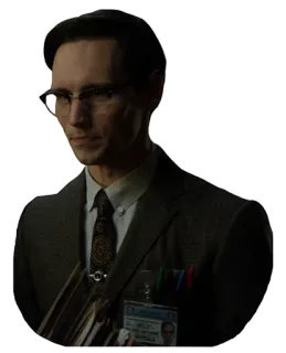 🙂 Edward Nygma Gotham Эдвард Нигма, Готэм, Риддлер, Ботан, Очки, DC Comics telegram sticker