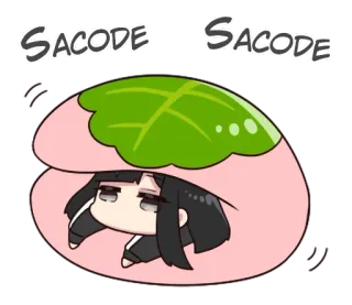 🙃 SACODE SACODE Anime, Chibi, Lindo, Personaje, Kawaii whatsapp sticker