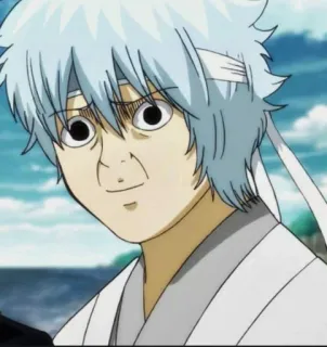 🧊 Gintoki Sakata Gintama Anime, Personnage, Drôle, Gintoki, Gintama telegram sticker