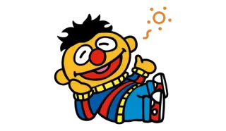 😃 การ์ตูน, หุ่น, ยิ้ม, ตัวละคร telegram sticker