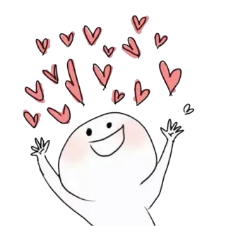 💕 lindo, amor, corazones, feliz, celebración telegram sticker