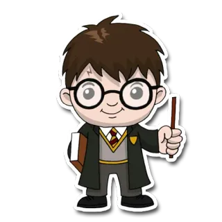🦉 Harry Potter harry potter, czarodziej, magia, książka, postać telegram sticker