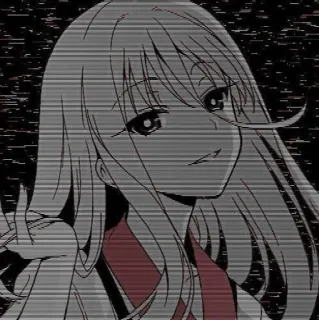 💛 Anime, Ragazza, Disegno, Manga, Estetico telegram sticker