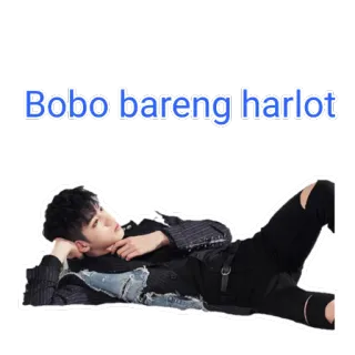 😆 Bobo bareng harlot telegram sticker