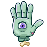 Zombie Hand @TgEmojis telegram emojis 👁