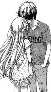 ❤ STUNT Anime, Manga, Coppia, Romance telegram sticker