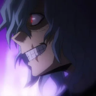 😈 Tomura Shigaraki My Hero Academia アニメ, 悪役, マンガ, 死柄木, 弔 telegram sticker