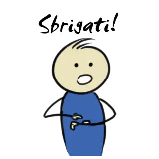 🕘 OMG! dessin animé, choqué, surpris, exclamation telegram sticker