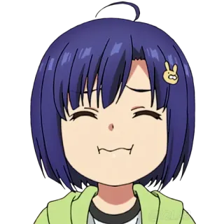 🥴 Anime, Mangá, Personagem, Garota, Fofo, Adesivo telegram sticker
