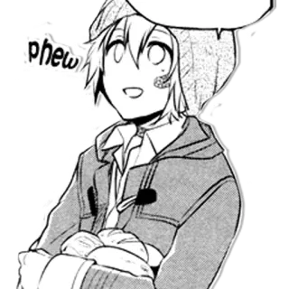 😪 phew Anime, Manga, Personaje, Uf, Aliviado, Agotado telegram sticker