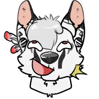 😂 chó, hoạt hình, động vật, lông, meme, vui nhộn telegram sticker