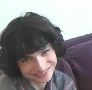 😏 Finn Wolfhard aktor, Finn Wolfhard, selebriti telegram sticker