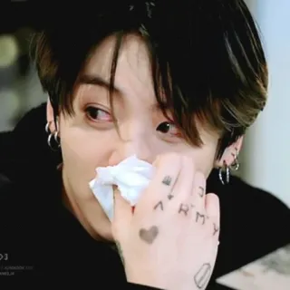😢 ARMY Kpop, BTS, ジョングク, 音楽, アイドル, セレブ telegram sticker