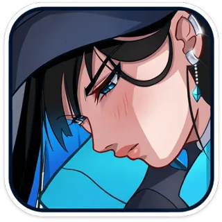 🧙 动漫, 插画, 艺术, 角色, 耳环 telegram sticker