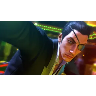 🕺 Goro Majima Yakuza videogioco, benda sull'occhio, completo, yakuza, majima, goro telegram sticker