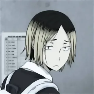🧼 Kozume Kenma Haikyuu!! Anime, Haikyuu, Kenma, Kozume Kenma, Postać, Manga telegram sticker