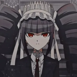😶 Celestia Ludenberg Danganronpa อนิเมะ, โกธิค, โลลิต้า, Danganronpa, Celestia Ludenberg telegram sticker