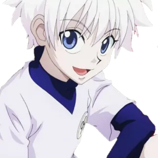 😃 Killua Zoldyck Hunter x Hunter アニメ, キルア, Hunter x Hunter, 漫画, キャラクター telegram sticker