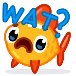 Gold Fish telegram stickers