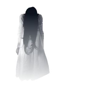 😱 ghost, horror, woman, spooky, supernatural, apparition, dress, female telegram sticker